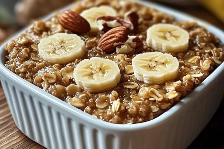 Banana Nut Baked Oatmeal Recipe