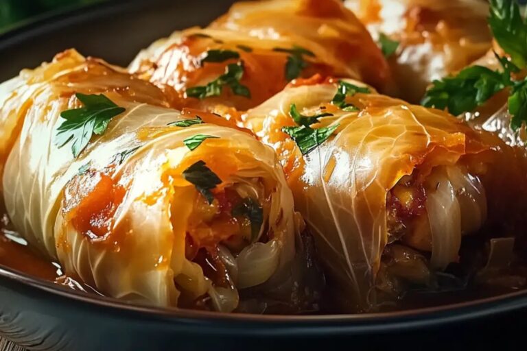 Polish Stuffed Cabbage Rolls Recipe