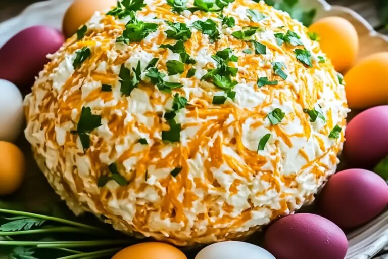 Super Easy Easter Cheese Ball Recipe