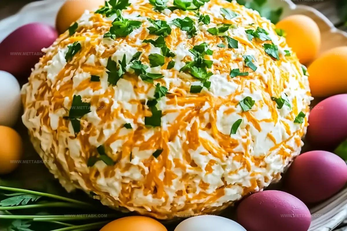 Super Easy Easter Cheese Ball Recipe