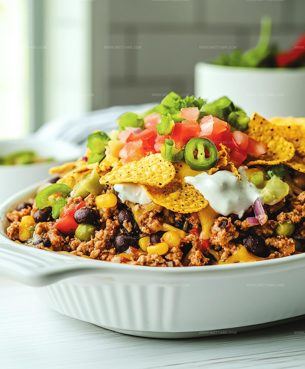 Cheesy Taco Casserole With Fritos Recipe