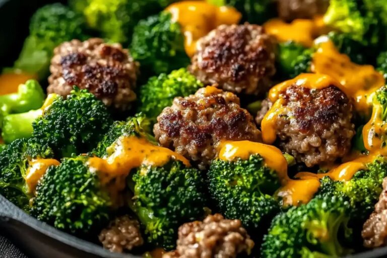 Keto Hamburger And Broccoli Skillet Recipe