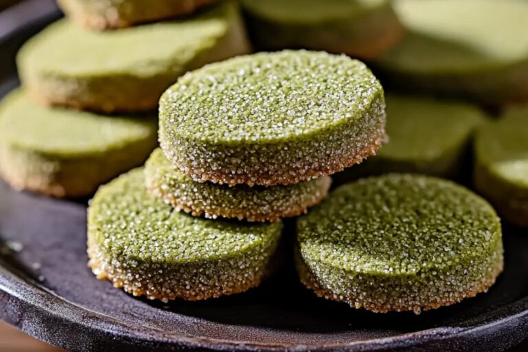 Matcha Sable Cookies Recipe