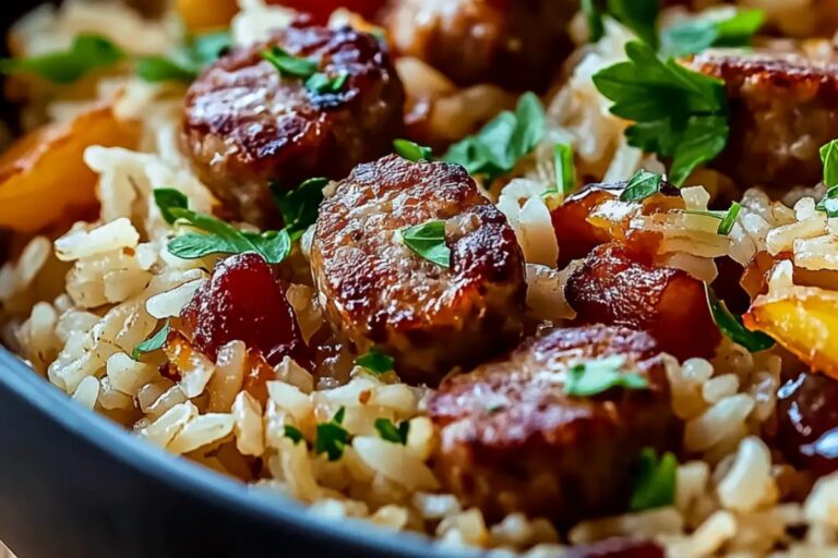 Delicious Sausage And Rice Recipe
