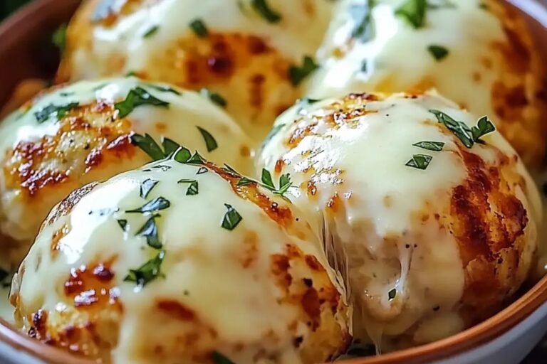 Melted Mozzarella & Ranch Chicken Bombs Recipe