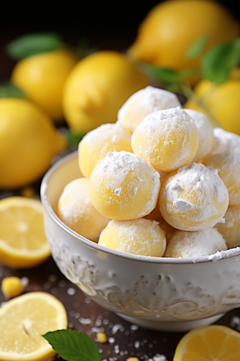 Lemon White Chocolate Truffles Recipe