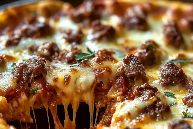 Meat Lovers Pizza Casserole Recipe