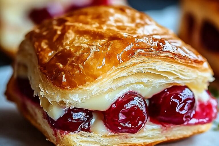 Cherry Cheese Danish Sliders Recipe