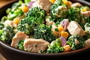 Creamy Broccoli And Chicken Salad Recipe