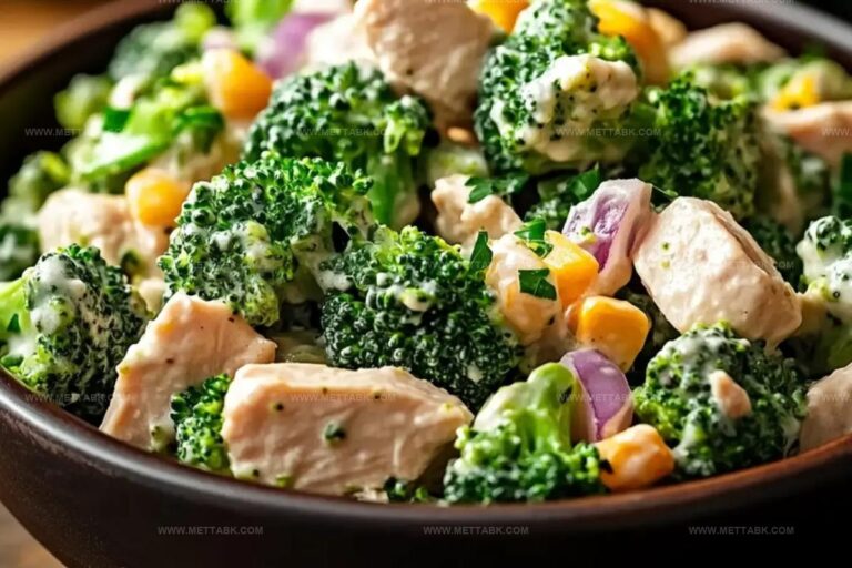Creamy Broccoli And Chicken Salad Recipe