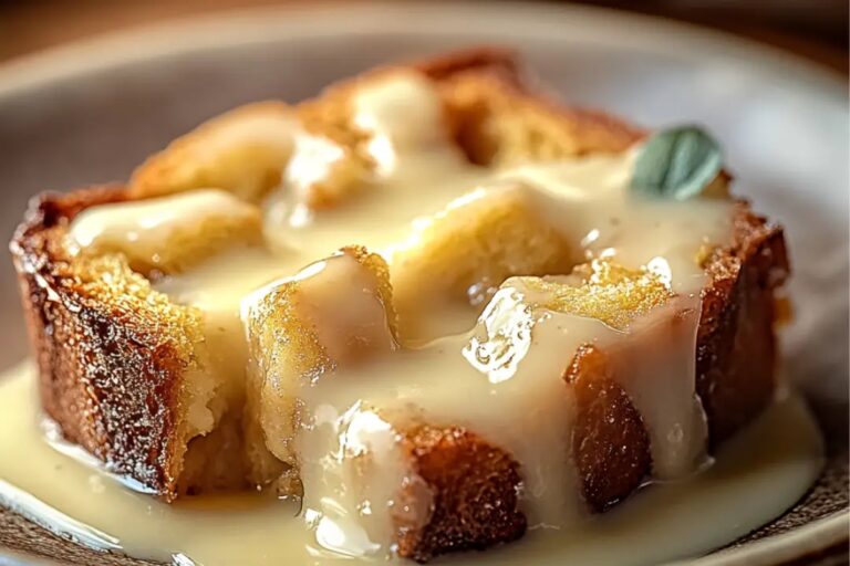 Bread Pudding With Vanilla Sauce Recipe