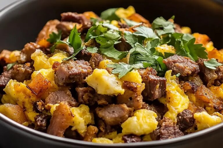 Copycat Dunkin Hash Brown Brisket Scramble Bowl Recipe