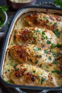 Baked Caesar Chicken Recipe