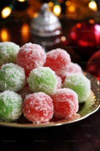 Moms Christmas Jello Balls Recipe