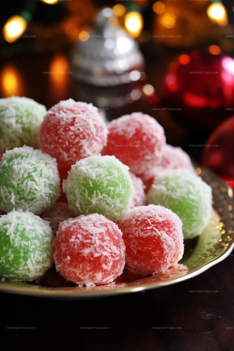 Moms Christmas Jello Balls Recipe