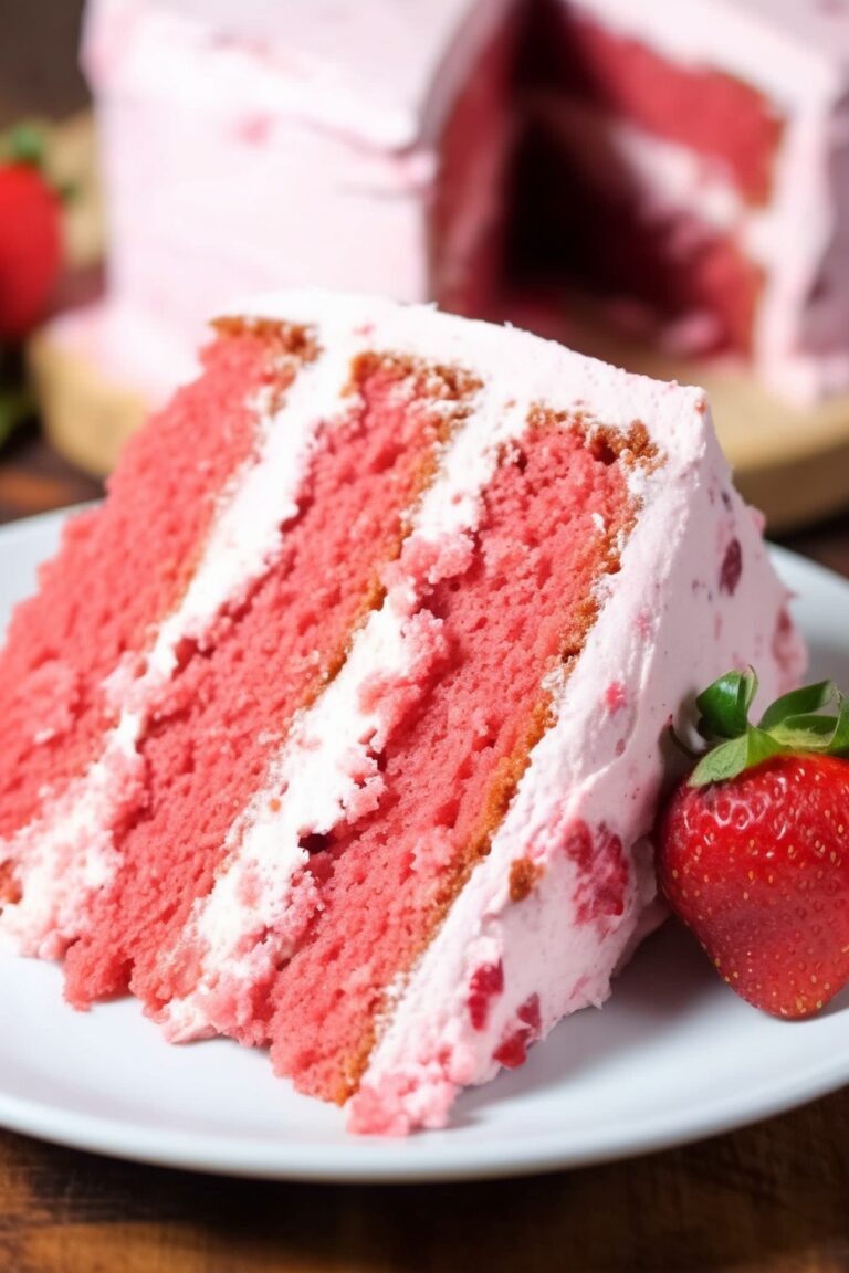 Best Strawberry Cake Ever Recipe
