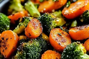 Roasted Broccoli And Carrots Recipe