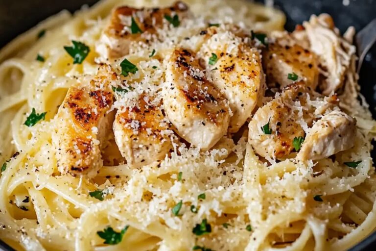 Garlic Parmesan Chicken Pasta Recipe