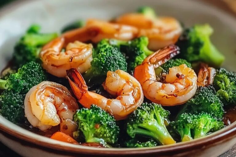 Stir-Fried Shrimp And Broccoli Recipe