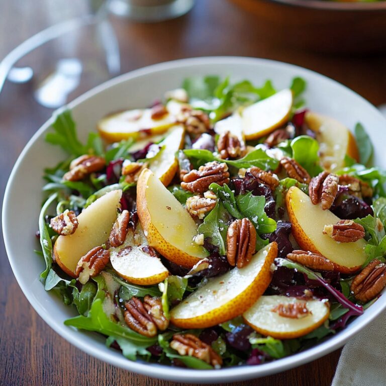 Winter Salad With Pears And Pecans Recipe