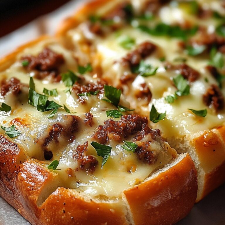 Garlic Philly Cheesesteak Bread Recipe