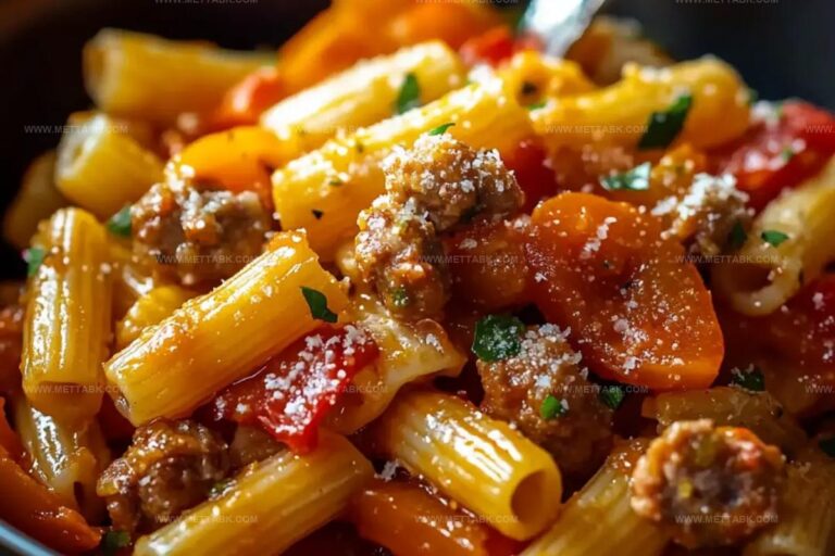 Sweet Pepper And Sausage Pasta Recipe