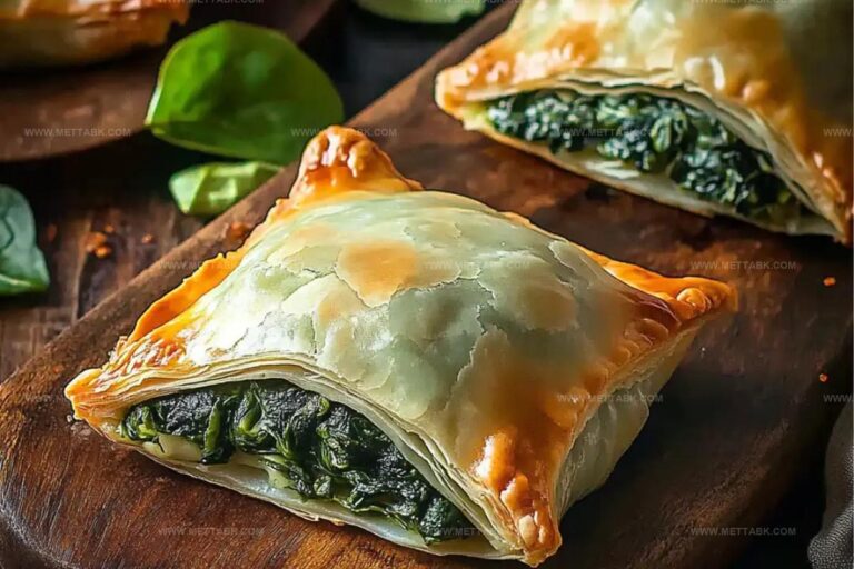 Spinach Stuffed Pastry Recipe