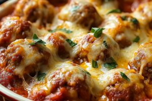 Dump And Bake Meatball Casserole Recipe