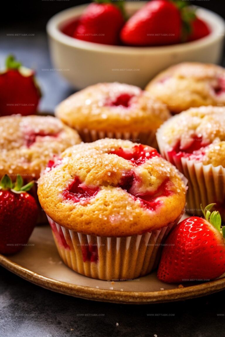 Fresh Strawberry Muffins Recipe