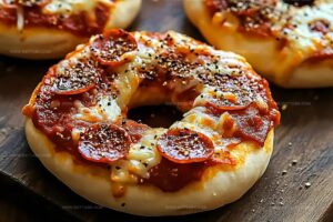 Easy Homemade Pizza Bagels Recipe