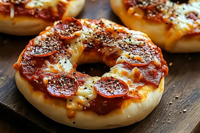 Easy Homemade Pizza Bagels Recipe