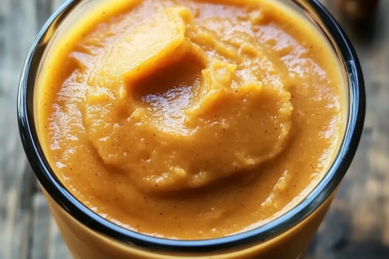 Sweet Potato & Peanut Butter Dog Smoothie For Dogs Recipe