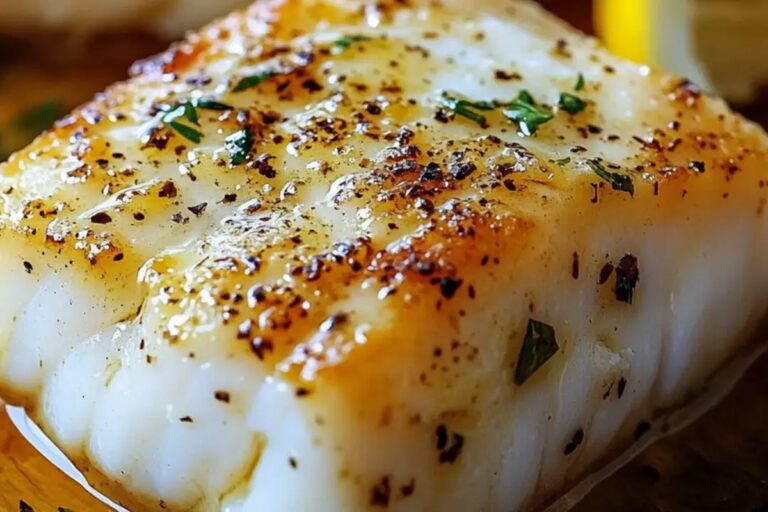 Healthy Lemon Butter Baked Cod Recipe