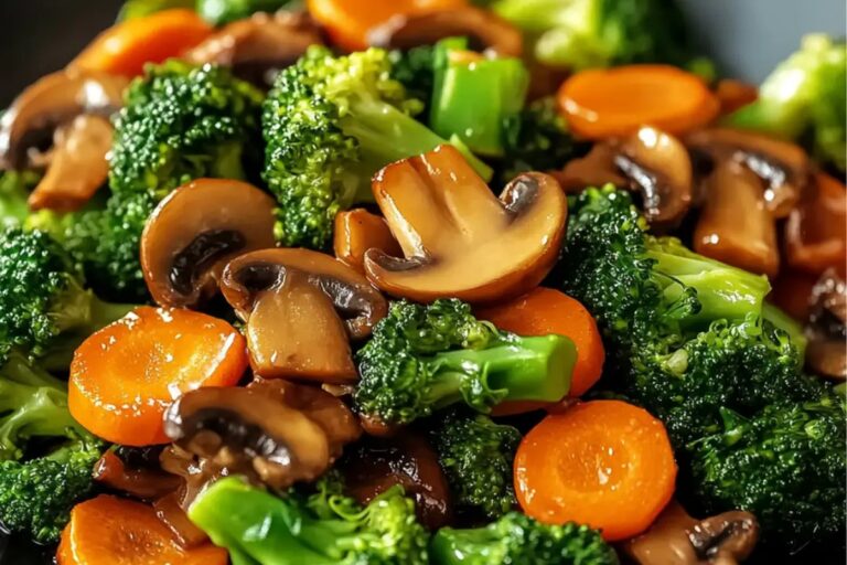 Broccoli, Carrot, And Mushroom Stir-Fry Recipe