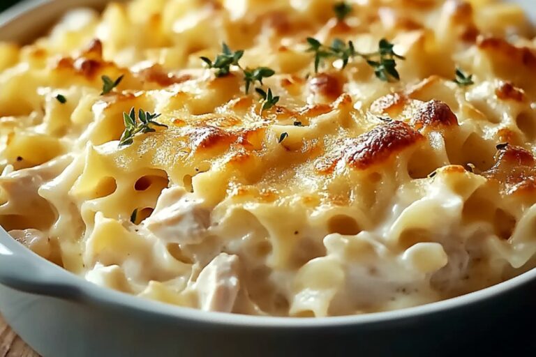 Dollys Creamy Chicken Noodle Casserole Recipe