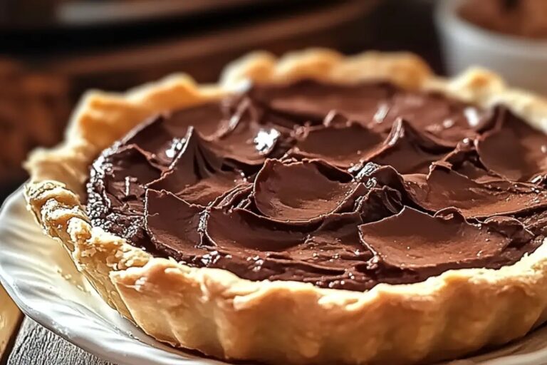Old-Fashioned Chocolate Pie Recipe