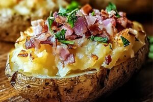 Reuben Stuffed Baked Potatoes Recipe
