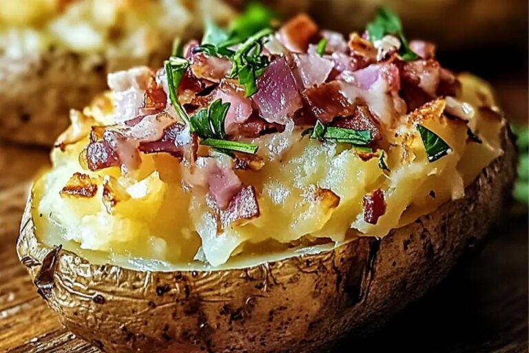 Reuben Stuffed Baked Potatoes Recipe