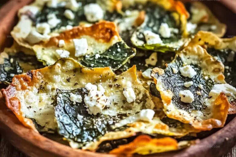 Mediterranean Spinach & Feta Crisps Recipe
