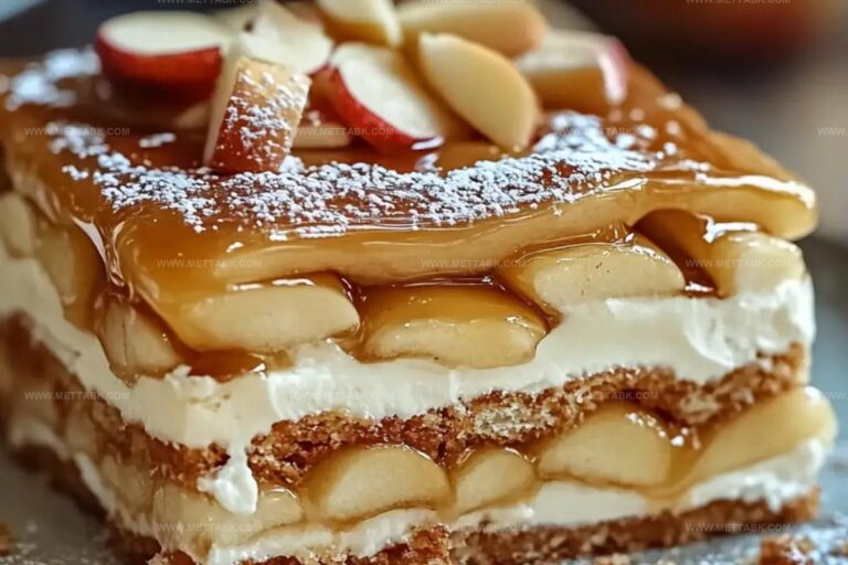 Caramel Apple Eclair Cake Recipe