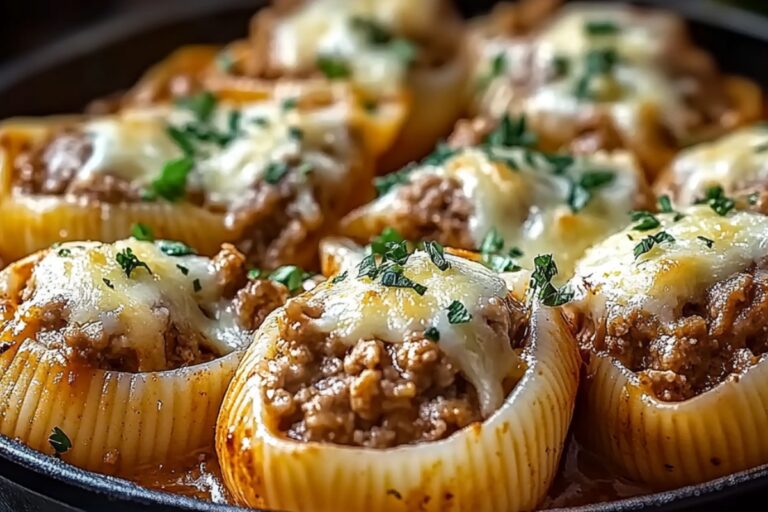 Beef-Stuffed Shells With Creamy Ricotta Filling Recipe