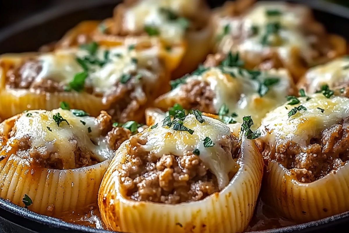 Beef-Stuffed Shells With Creamy Ricotta Filling Recipe