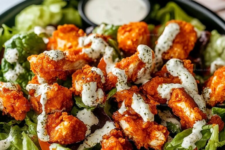 Fried Buffalo Chicken Salad Recipe