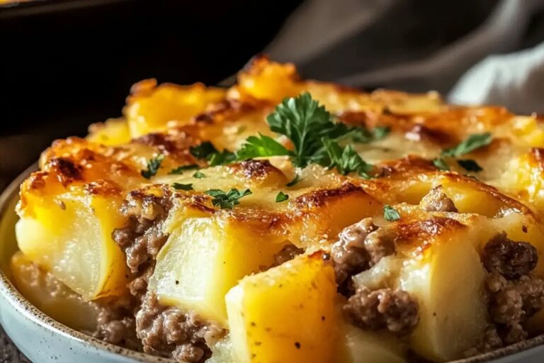 Easy Hamburger Potato Casserole Recipe
