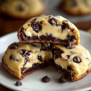Cheesecake Stuffed Chocolate Chip Cookies Recipe