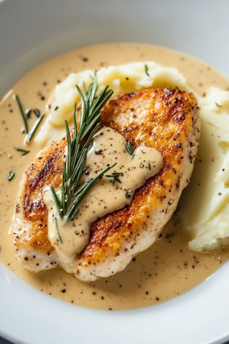 Creamy Rosemary Dijon Chicken Recipe