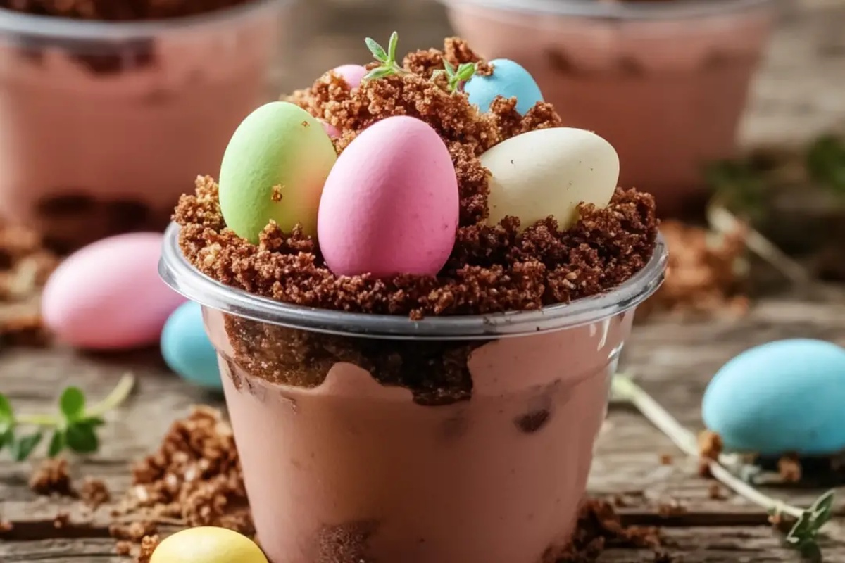 Easter Dirt Cups Recipe
