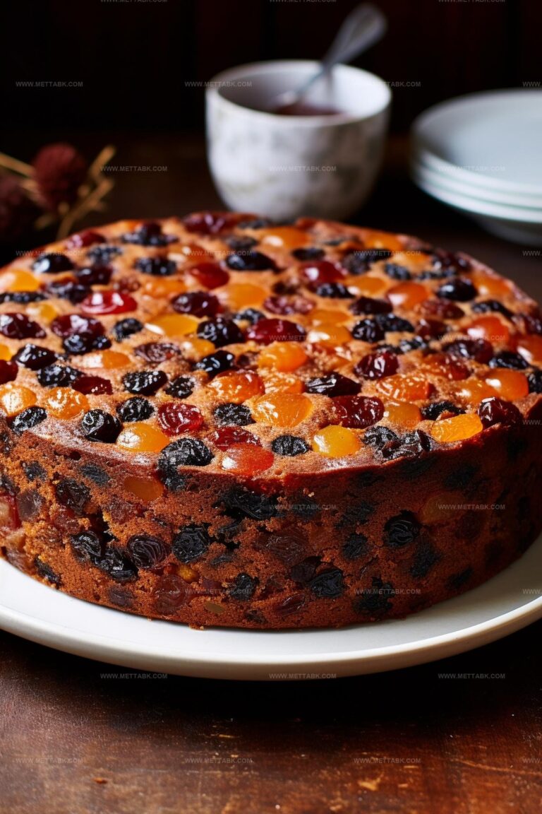 Festive Fruit-Loaded Christmas Cake Recipe