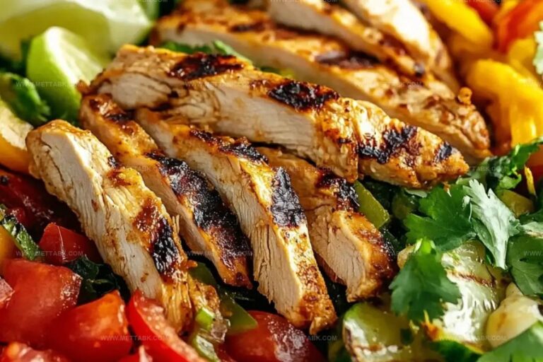 Grilled Chili Lime Chicken Fajita Salad Recipe