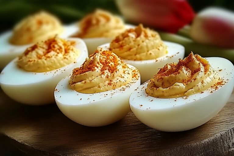 Perfect Bite-Sized Delight Deviled Egg Tulips Recipe